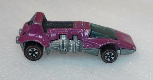 HW's redline Double Header, 1973 only car, enamel Plum Purple, rare piece!!!