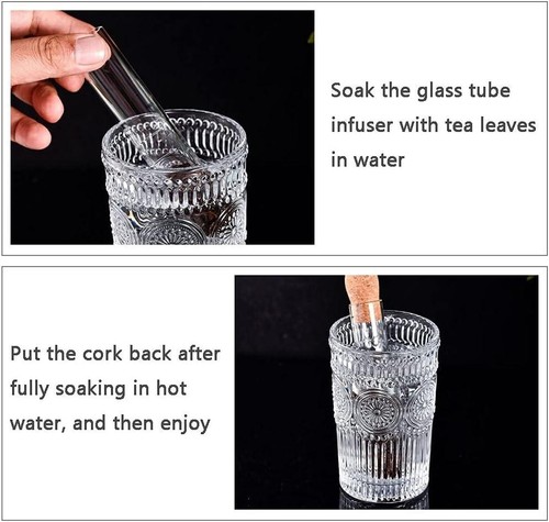 Tea Strainer Accessories Glass Test Tube Tea Strainer Glass Tube Tea Infuser - Picture 5 of 16