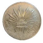 Mexico Silver 8 Reales Cap&Rays Avg Circ (Asw .7859 oz) -Various Dates And Mints