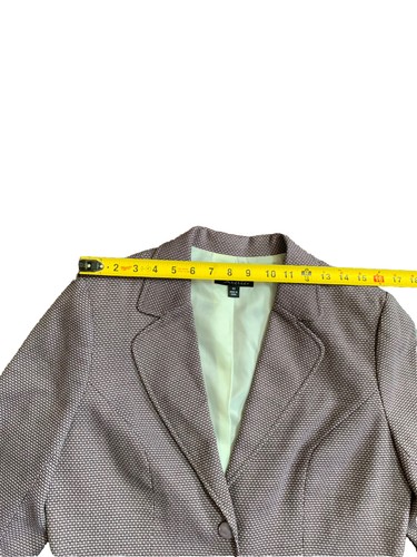 NWT Atelier Women’s Purple Sz 10 Dotted Button Up Suit Jacket - Picture 2 of 9