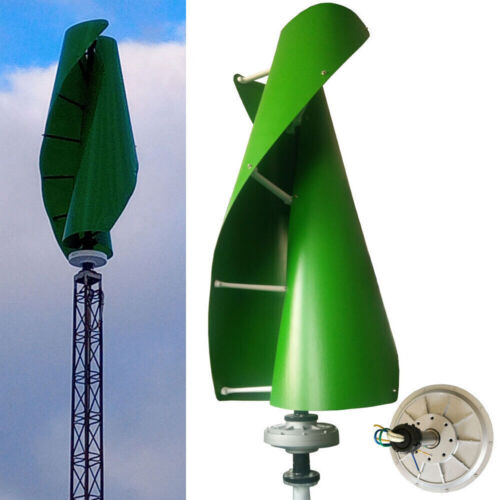 2000W Windkraftanlagen Vertikale Savonius Helix Windturbine Komplett Windräder - Bild 2 von 24