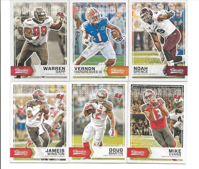 2016 TAMPA BAY BUCCANEERS 40 Card Lot w/ CLASSIC Team Set 23 CURRENT