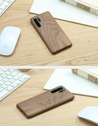 For Huawei P40 P30 Pro Wooden Real original Rosewood Made With kevlar Case Cover - Picture 11 of 27