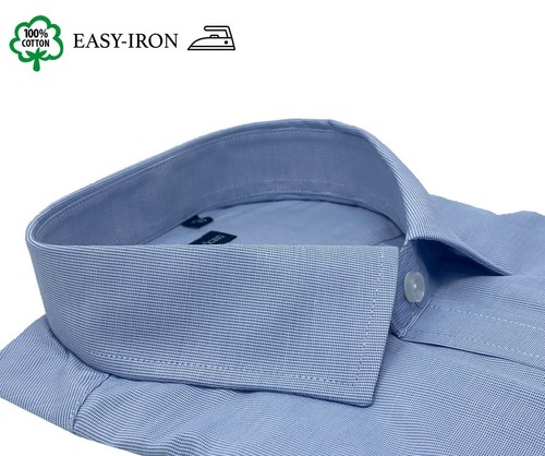 1st American Elegante Camisa Clásica Manga Larga de Hombre 100% Algodón Regular - Imagen 39 de 40