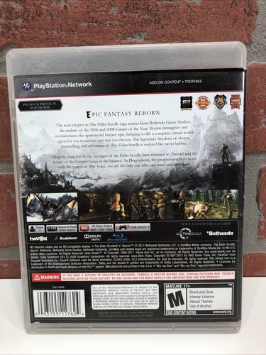 Lot PS3 Games Assassins Creed 3 Metal Box Bioshock Infinite Skyrim Borderlands - Picture 5 of 9