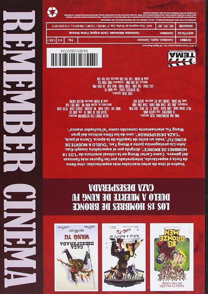 Mito Del Cine De Artes Marciales [DVD] - Imagen 2 de 3