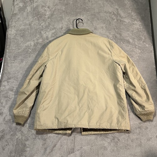 McGregor Ram Jet Jacket Men's 46 Beige Insulated Full Zip Made in USA 70s Coat - Picture 6 of 9