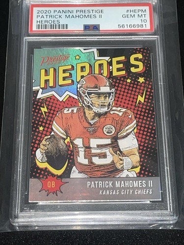 Patrick Mahomes Heroes Psa10 2020 - Picture 1 of 2