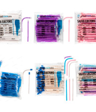 Dental Disposable Saliva Ejectors, Suction Tips Evacuator Choose Color  Qty