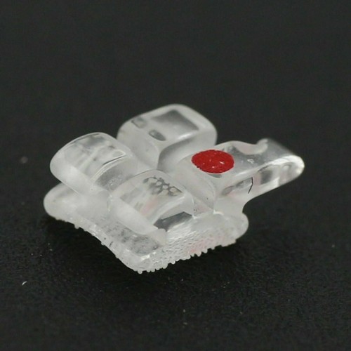 Kieferorthopädische monokristalline Saphir Zahnspange Keramik Bracket klar Roth/MBT 022 - Bild 22 von 72