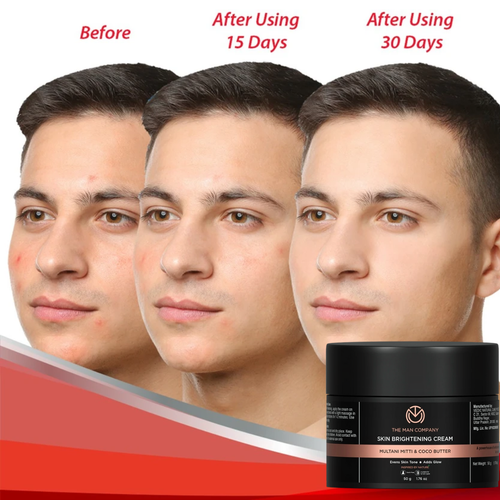 The Man Company Skin Brightening Cream 50gm For Brightens And Radiant Skin - Picture 2 of 6