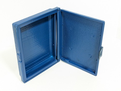 IBM Embossed Blow Mold Plastic Case Disk Vintage Computer - Picture 5 of 14