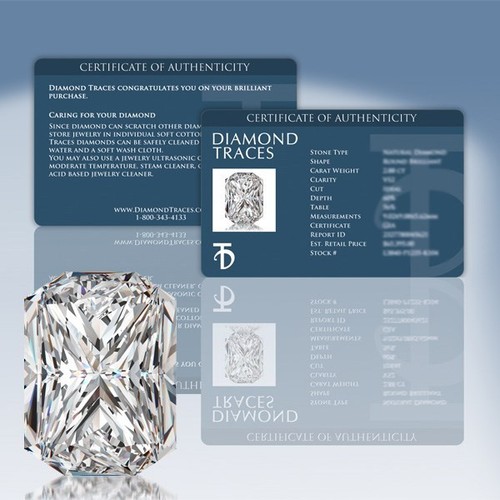 1.02ct H-VS2 Corte Ideal Rec-Radiante AGI 100% Diamante Genuino 6.77x5.07x3.73mm - Imagen 3 de 4
