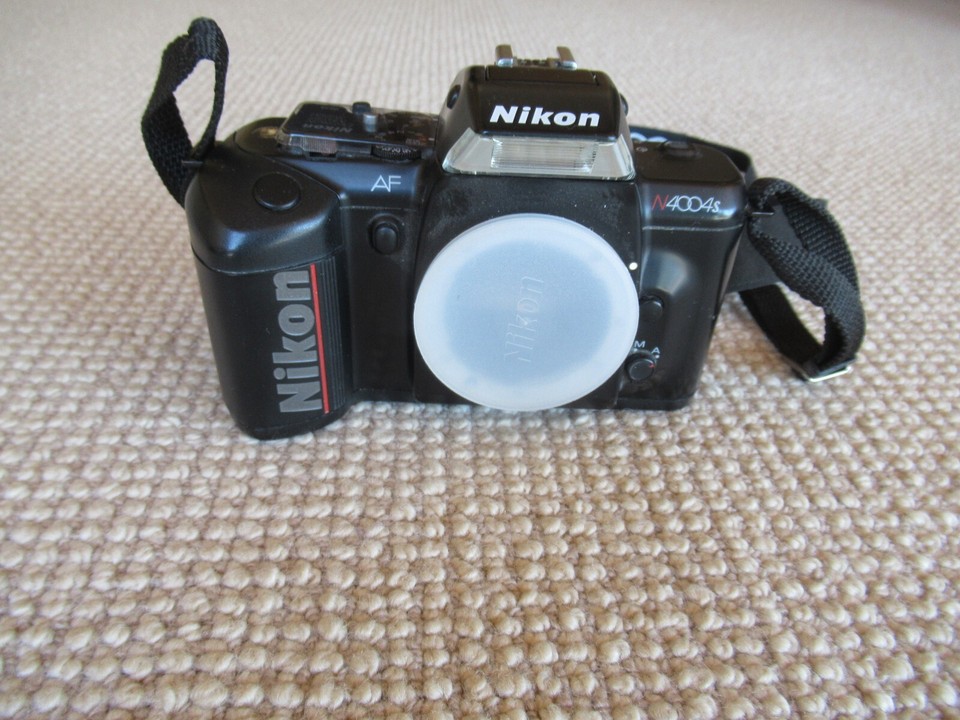 Nikon N4004s 35mm SLR Film Camera BUNDLE with two Sigma lens