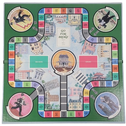 Vintage Go For Broke Board Game Spend-A-Milion Selchow & Righter 1985 Complete - Picture 3 of 6