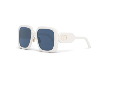 Christian Dior Bobby S2F 95B0 Ivory/Blue Square Women display picture 2