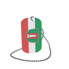 Dog Tag Flag Bunting Obermottmarshausen Dog Tag Aluminium 30 x 50 mm