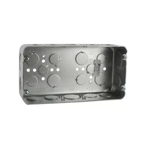 Steel City H3BD-3/4-1, 8-5/8" x 2-1/2" x 4-1/2", 3-Gang Electrical Gang Box, 1pc