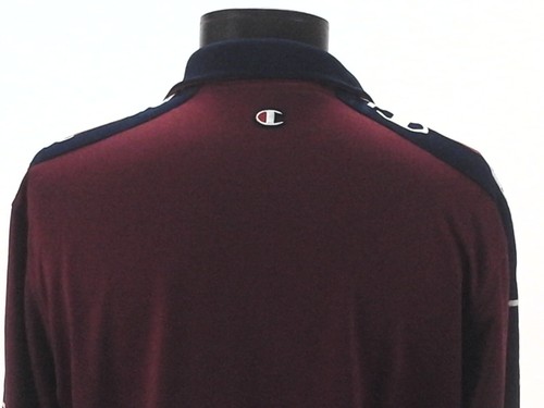 CHAMPION Life Logo Trainingsjacke weinrot blau orange Colorblock Reißverschluss Herren NEU - Bild 7 von 8