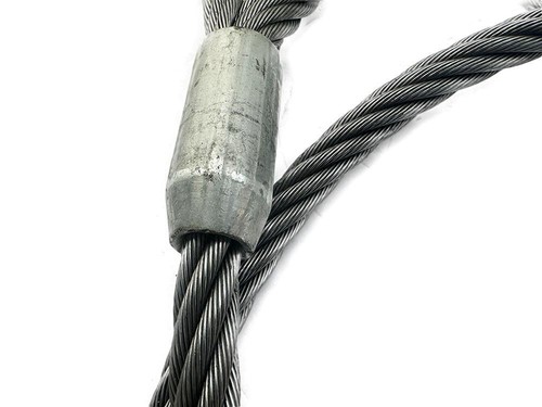 Lift America 1" Wire Rope Sling 30-PO40 7 Part 12 feet long NEW FREE FAST SHIP - Picture 3 of 10