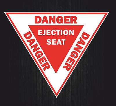 Autocollant sticker macbook voiture avion aviation aeroport parachute danger