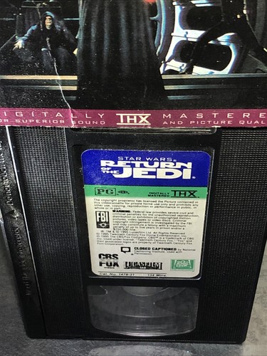 TESTED STAR WARS Trilogy Box Set 1995 Video Tapes VHS WORKS missing Box - Picture 6 of 7