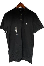 U.S. Polo Assn. Men's Classic Polo Shirt Black/White