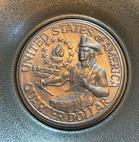 1976 Bicentennial Quarter**High Grade**XF**("Wounded Cocked Hat Error**)*(Rare)