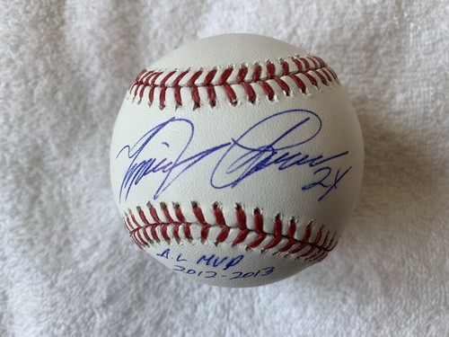 Miguel Cabrera Autographed "AL MVP 2012-2013" Inscription PSA/DNA - Picture 7 of 10