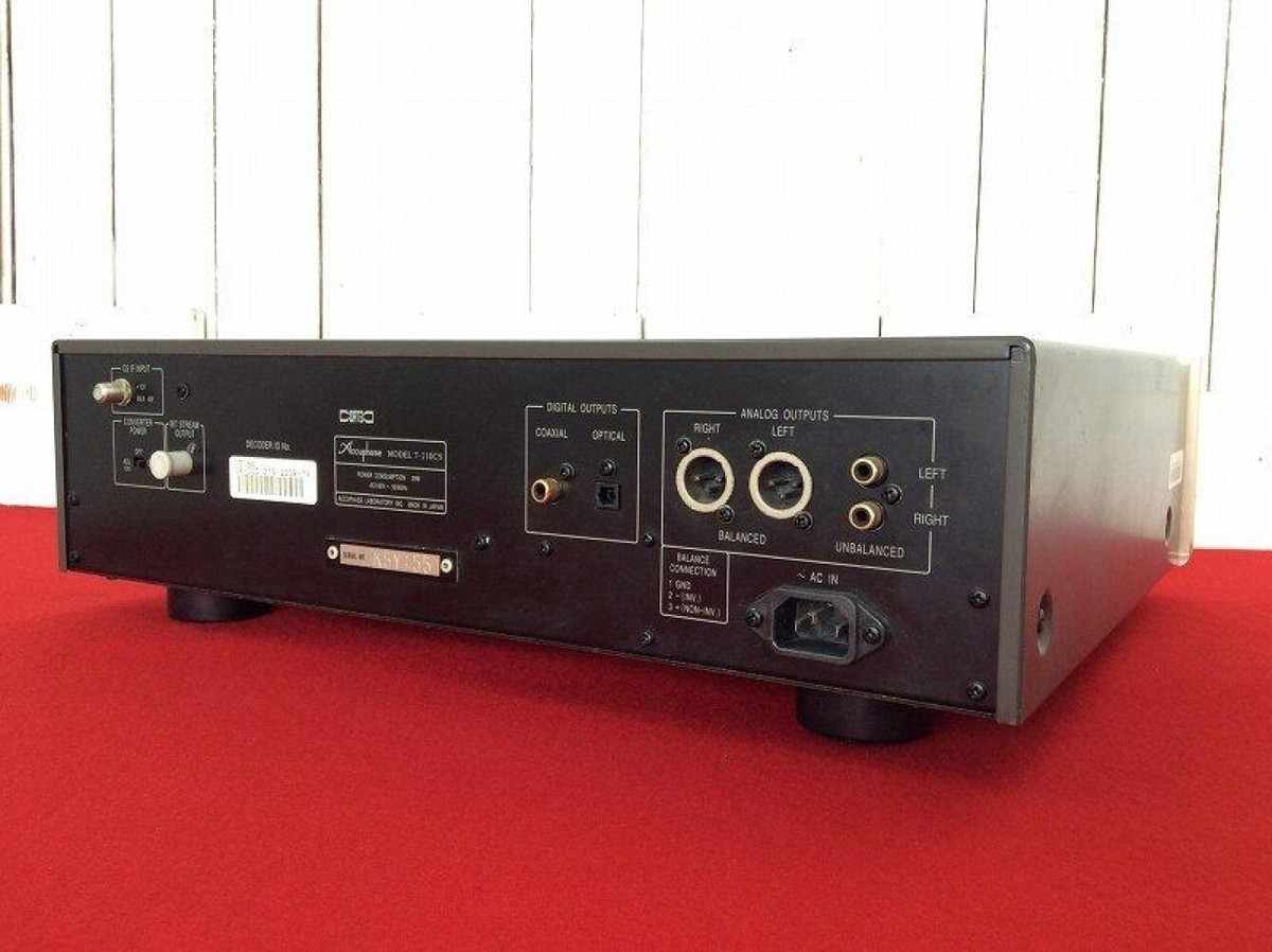 【美品】ACCUPHASE T-110CS CS PCM チューナー Accuphase T-110CSの仕様 アキュフェーズ