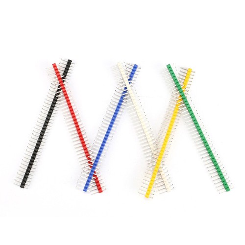 Multicolor 1x40P 2X40P Male Pin Header 2.54mm Pitch Connector Single/Double Row - Picture 2 of 8