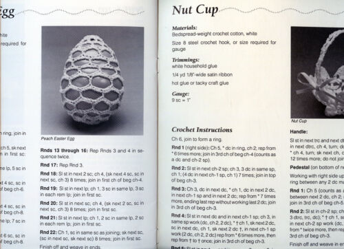 THREAD CROCHET EASTER EGGS - American School of Needlework #1102 - 1991 - Picture 3 of 5