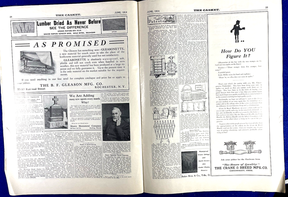 196 VINTAGE 1914 FUNERAL MORTUARY EMBALMING TRADE CATALOG MAGAZINE eBay