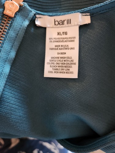 NWT Bar III Green Knee-length Dress XL - Picture 5 of 6