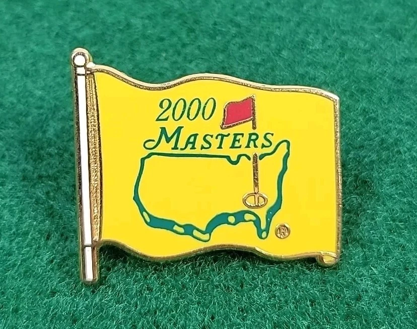 Prendedor conmemorativo del torneo Masters 2000 Augusta National ~ Vijay Singh Foto 2 de 4