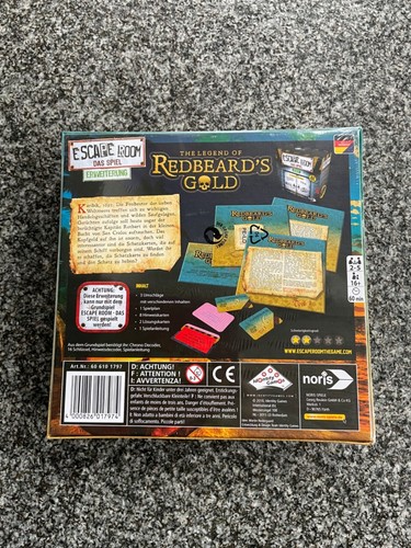 Spiel Escape Room - Redbeards Gold Erweiterung (Noris Spiele) NEU/OVP - Bild 2 von 3
