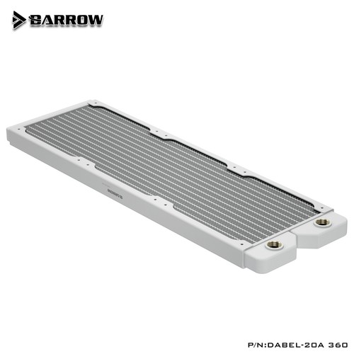 Barrow Dabel 240mm 360mm Red Copper White Radiator 20mm Thin for Water Cooling - Afbeelding 1 van 9