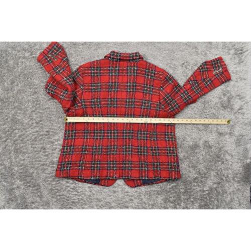 NEW Talbots Red Wool Blazer 16W Plus - Lined Heavy Quality 3 Button Winter - Picture 4 of 8