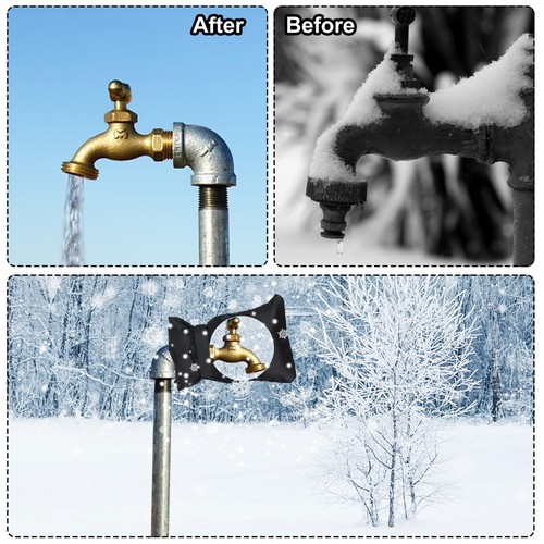 4 Pack Outdoor Faucet Cover for Winter Freeze Protection Winter Outdoor Fauce... - Picture 5 of 7