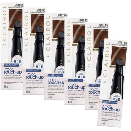6x Clairol Root Touch-up Semi Permanent Color Blending Gel 45ml Auburn Red - Picture 4 of 10