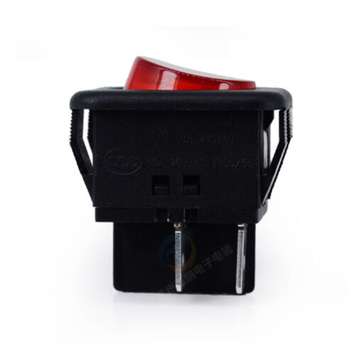 Interruptor basculante luz roja 30x30x30mm RK1-05 AC 16A 250V ENCENDIDO/APAGADO 4 pines 2 posiciones - Imagen 4 de 11