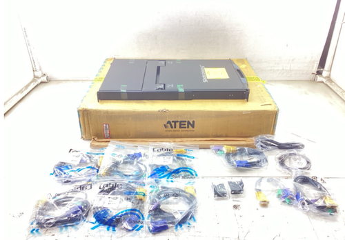 Aten CL5808N switch KVM LCD combinato 8 porte 19" dual rail - Foto 2 di 3