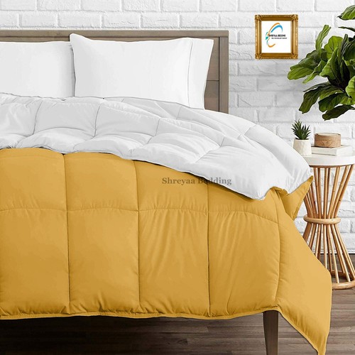 Amazing Down Alternative Reversible Comforter Egyptian Cotton Cal King Size - Picture 53 of 150