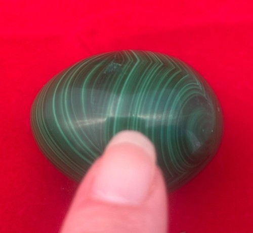 Four stone eggs Chrysocolla? Malachite? - Picture 9 of 10