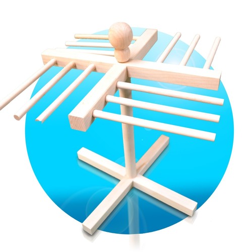 PASTAAID 800 SeccaPasta Nudeltrockner Nudelständer zerlegbar aus Ahornholz NEU - Bild 2 von 4