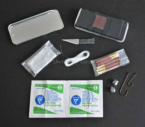 MINI Pocket EDC Kit de Paracord de Arranque de Fuego y Pesca. Senderismo/mochilería/barco - Imagen 3 de 5