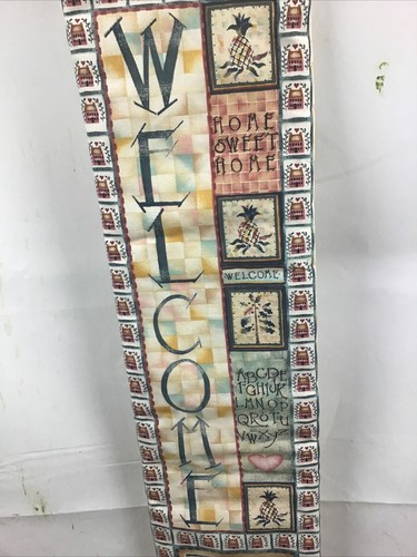 Vintage 1996 Daisy Kingdom Marcias Sampler Easy Heirloom Welcome da appendere al muro - Foto 5 di 11