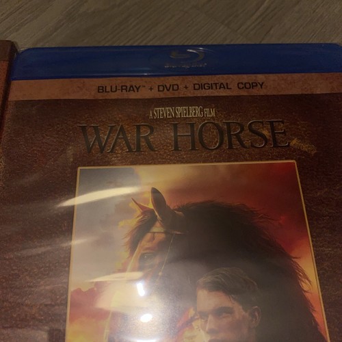 NEW War Horse Four Disc Combo Blu-ray DVD Out Of Print Steven Spielberg w/ SLIP - Foto 5 di 18