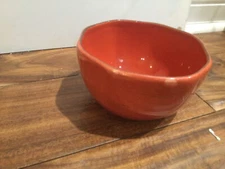 Over and back Orange Bowl COZUMEL 5.5''X3'' BRUSSTROKES FREE FORM MINT