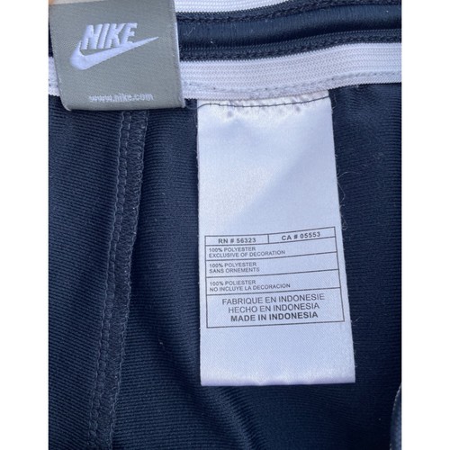 Vintage Y2K Nike Damen Medium M Med Dri-Fit Navy Blau Weiß Kordelzug Short - Bild 4 von 9